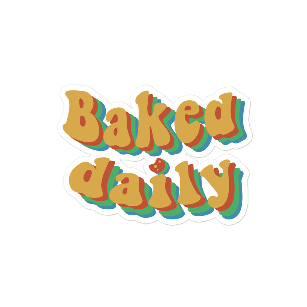 420 Baked Daily Sticker