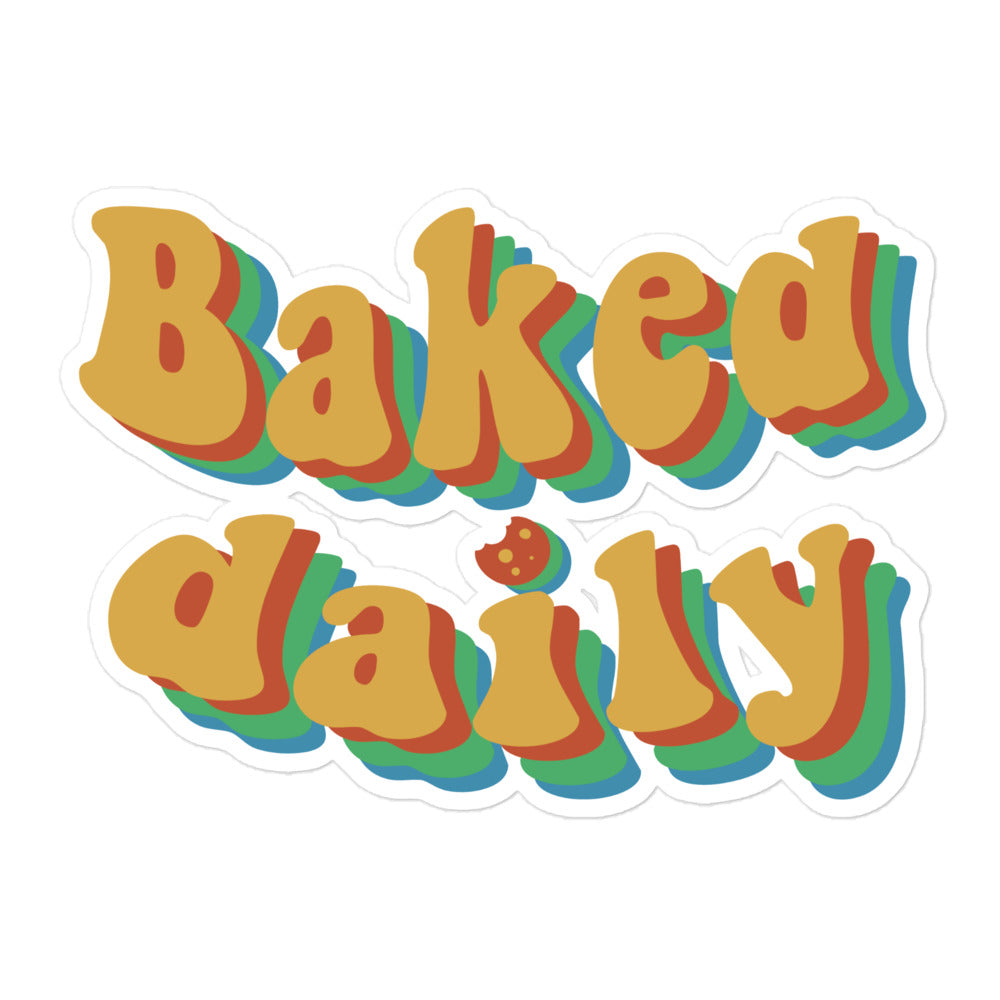 420 Baked Daily Sticker