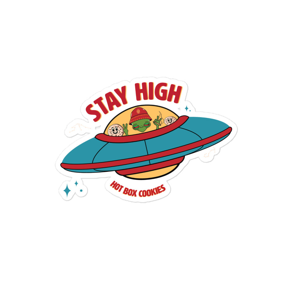 Out Of This World UFO Sticker