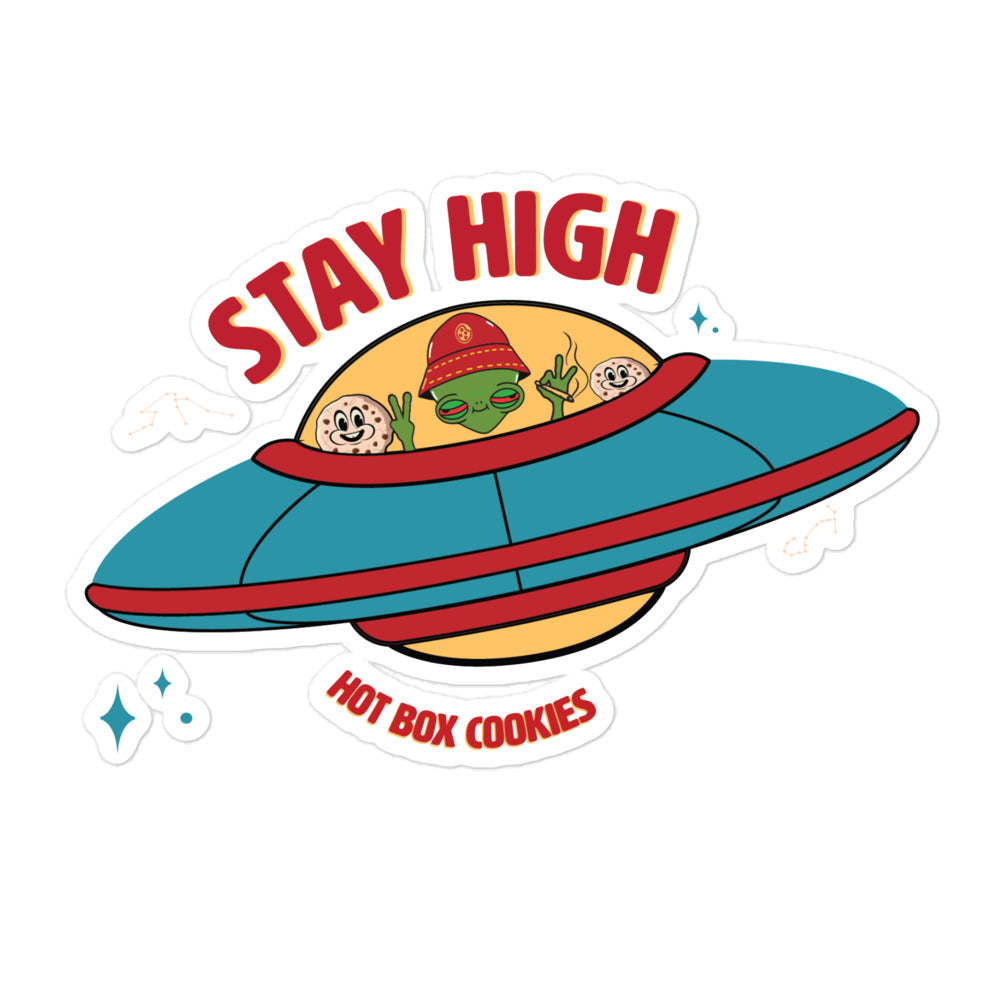 Out Of This World UFO Sticker