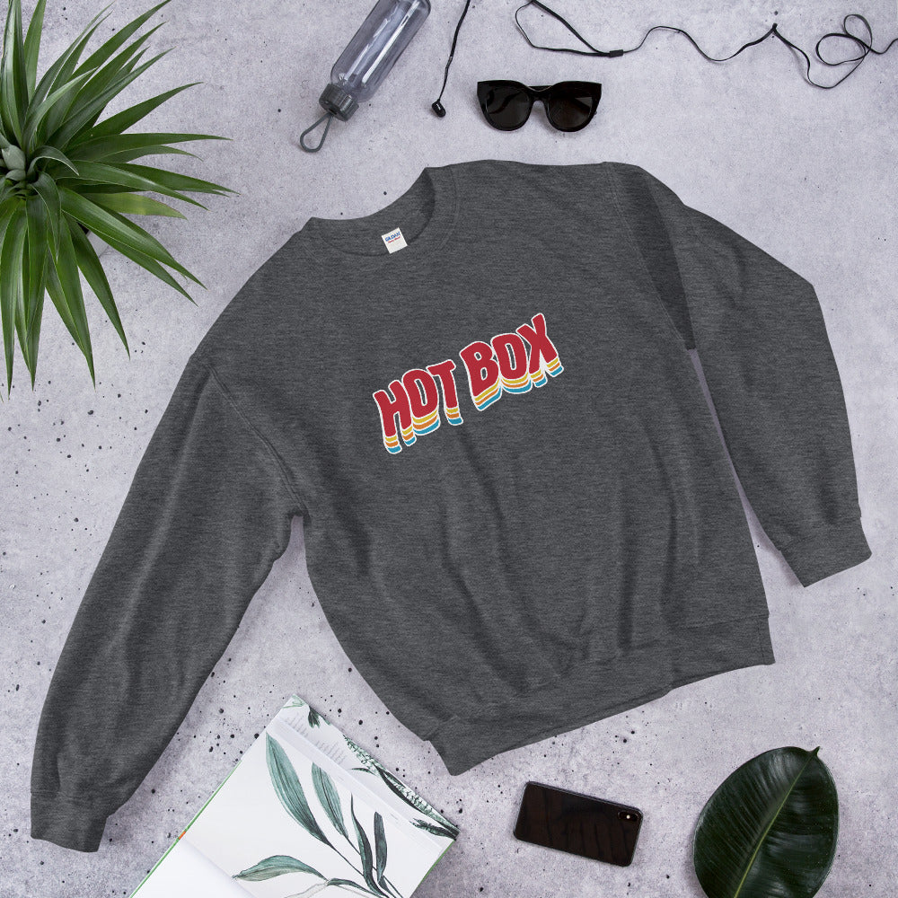 Rainbow Hot Box Unisex Sweatshirt