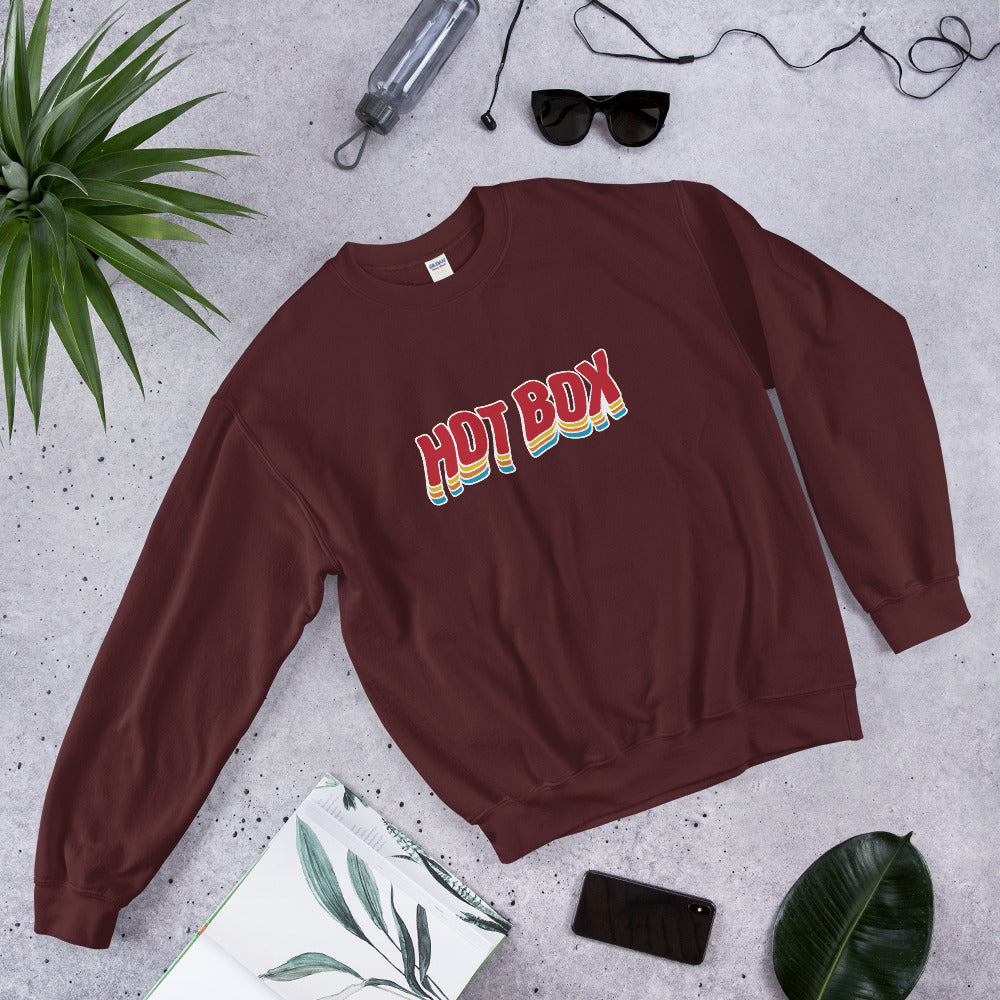 Rainbow Hot Box Unisex Sweatshirt