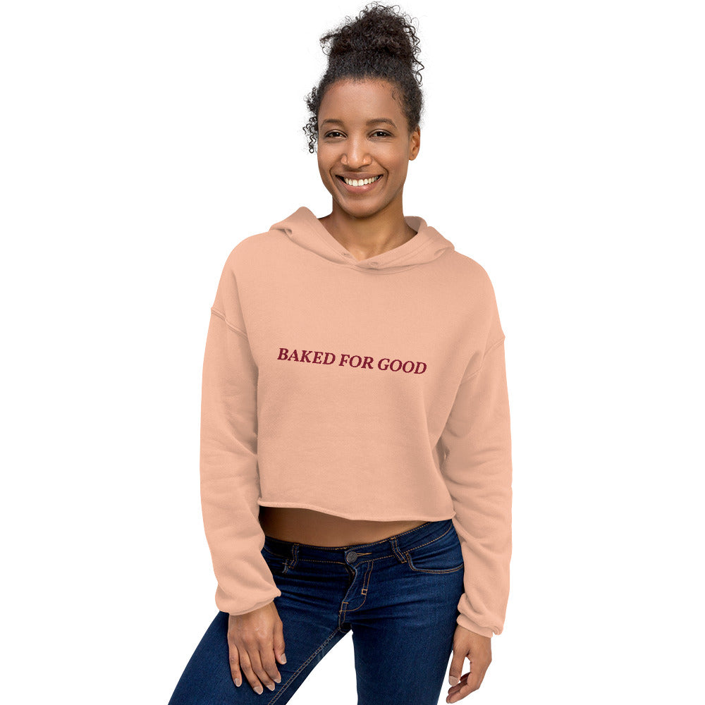 Baked For Good Crop Hoodie